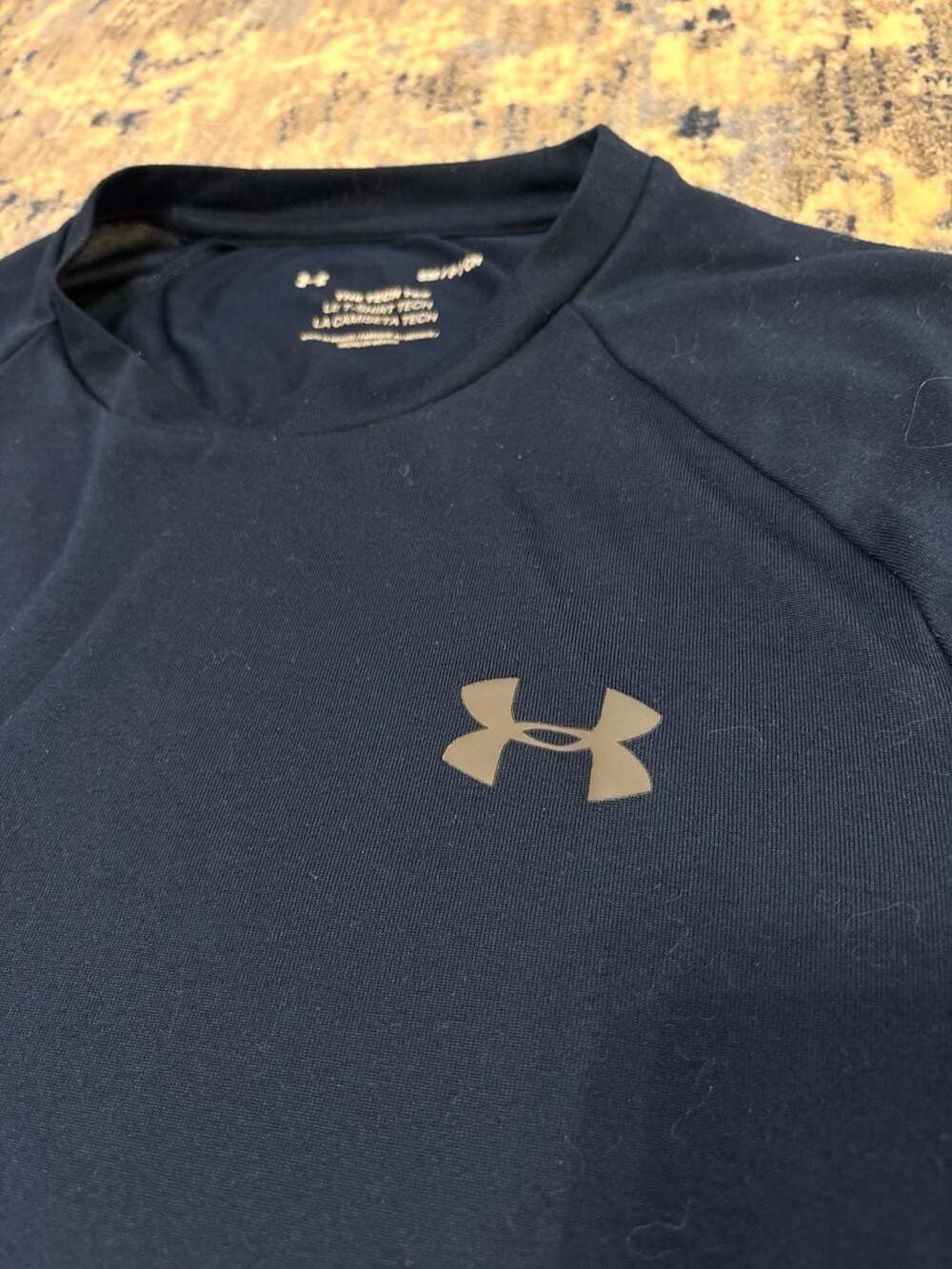 Under Armour The Tech Tee Size Small Navy Blue